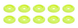 Body Bolt Washer Plastic Fluorescent Yellow 10pk