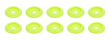 Body Bolt Washer Plastic Fluorescent Yellow 10pk