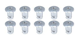 Oval Hd T-30 Torx Fast. 7/16 .500in 10pk Alum