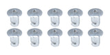 Oval Hd T-30 Torx Fast. 7/16 .500in 10pk Alum