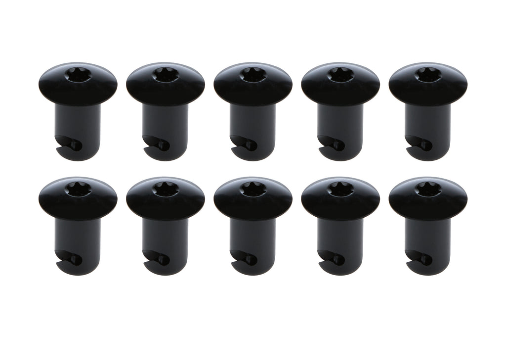 Oval Hd T-30 Torx Fast. 7/16 .550in 10pk Alum Bl