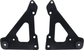 Front Motor Plate 2pc w/ Bushings Black