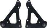 Front Motor Plate 2pc w/ Bushings Black