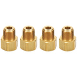 Adapter Fittings 1/8 NPT to 1/4 Line 4pk