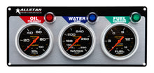 Load image into Gallery viewer, 3 Gauge Panel A/M OP/WT/FP Liquid Filled