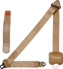 Load image into Gallery viewer, Seat Belt Retractable 3pt Tan