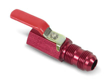 Load image into Gallery viewer, Shut Off Valve 1/2 Npt -10an Bulkhead (Red Alm)