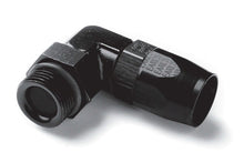 Load image into Gallery viewer, 90 Deg #10 to #10 Swivel Fitting Black