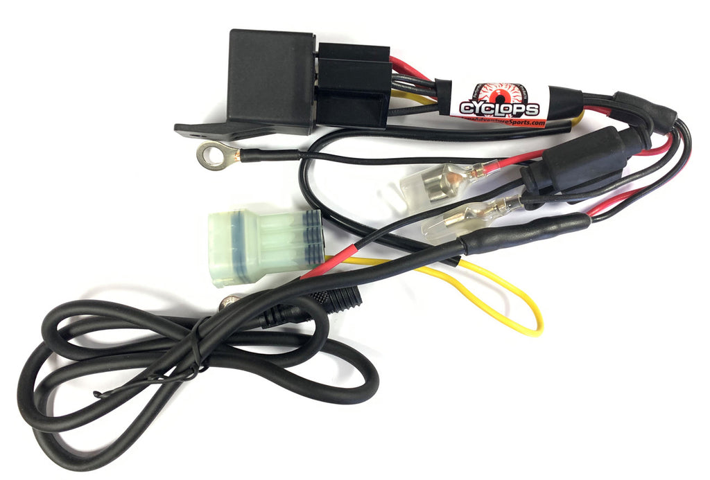 Relayed harness for KXF with battery