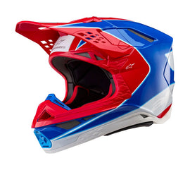 S-M10 Visor Bale Bright Red/Blue Glossy