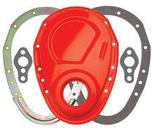 Load image into Gallery viewer, SBC 2pc Timing Cover Orange