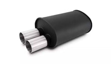 Load image into Gallery viewer, Streetpower Flat Black Oval Muffler 3in Inlet