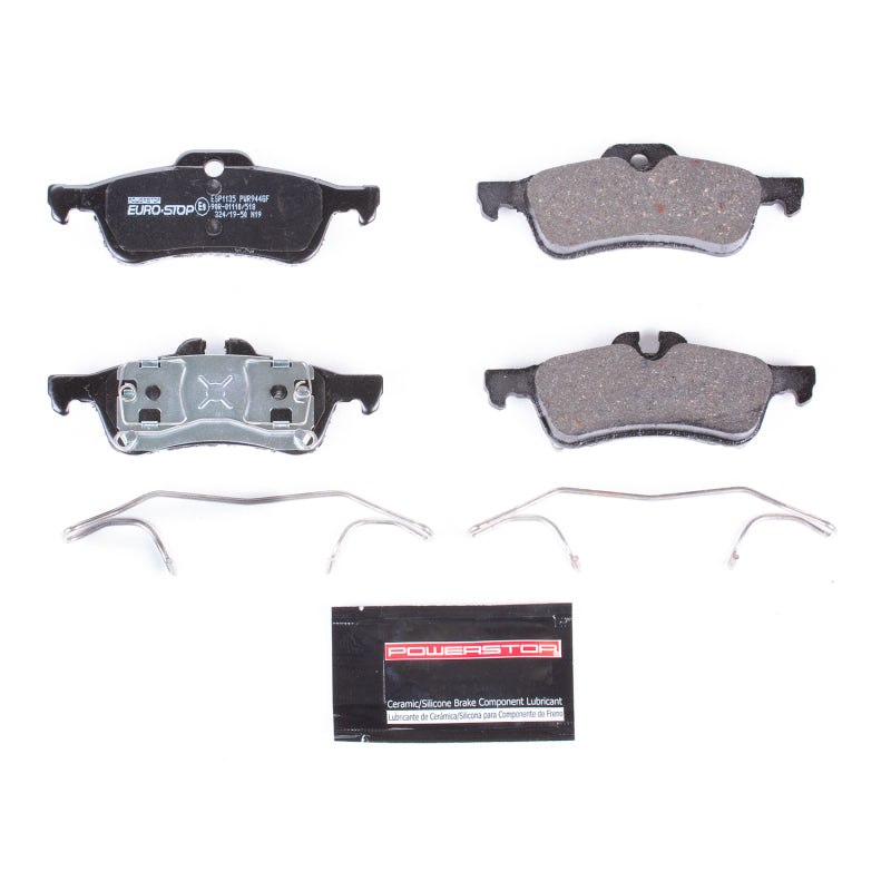 Power Stop 04-08 Mini Cooper Euro-Stop ECE-R90 Rear Brake Pads