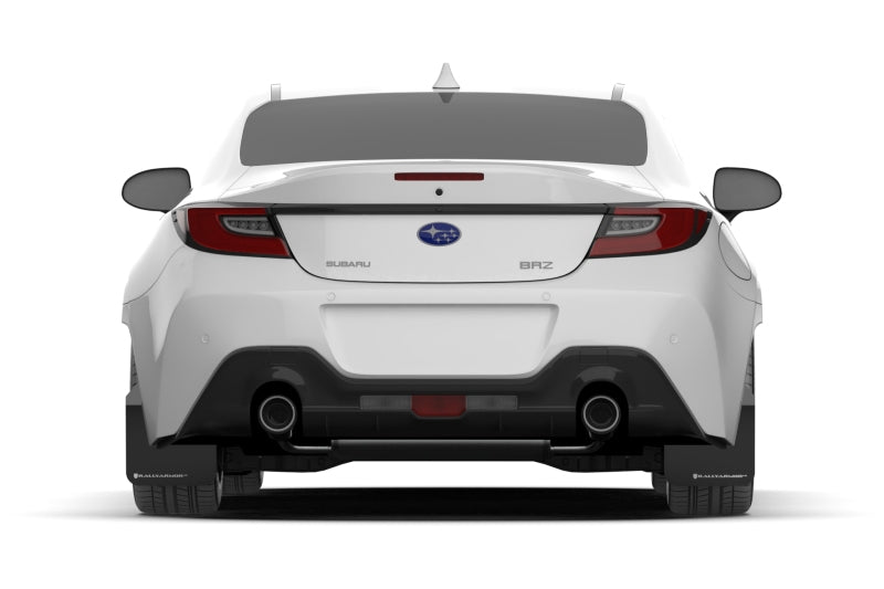 Rally Armor 22-25 Subaru BRZ / Toyota GR86 Black UR Mud Flap w/White Logo