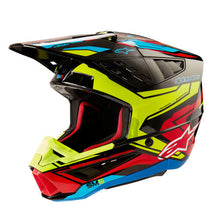 Load image into Gallery viewer, S-M5 Action 2 Helmet Blk/Ylw Fluo/Brt Rd Glossy Xl
