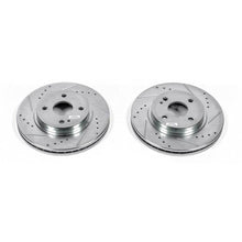 Load image into Gallery viewer, Power Stop 11-14 Mazda 2 Front Evolution Drilled &amp; Slotted Rotors - Pair
