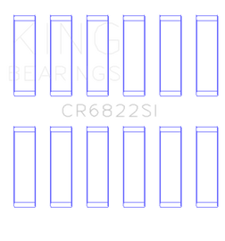 King Engine Bearings Chrysler 226 (3.7L) (Size +1.0mm) Connecting Rod Bearing Set