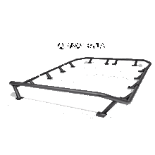 Load image into Gallery viewer, Go Rhino SRM300 Flat Platform Roof Rack 40in. L x 40in. W (Incl. Clamps)