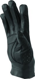 River Road Tucson Leather Perforated Gloves Black Womens - Small