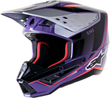 S-M5 Sail Helmet Violet/Blk/Slvr Glossy Xl