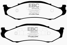 Load image into Gallery viewer, EBC 97-99 Jeep Cherokee 2.5 82mm High Rotors Ultimax2 Front Brake Pads
