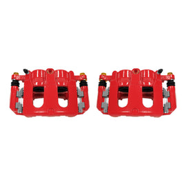 Power Stop 11-17 Ford Explorer Front Red Calipers w/Brackets - Pair