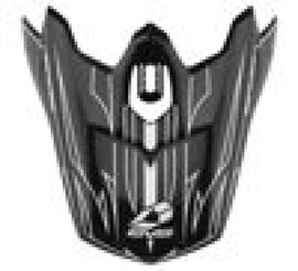 EVS T3 Pinner Visor - Matte Black/White