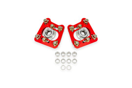BMR 94-04 Ford Mustang Steel Caster Camber Plates - Red