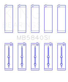 King Chrysler/Dodge Gen 3 Hemi 5.7L/6.1L/6.4L Crankshaft Main Bearing Set (Set of 5)