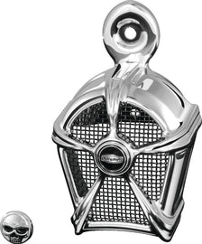 Kuryakyn Mach 2 Horn Cover Chrome With Black Mesh