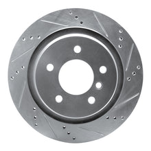 Load image into Gallery viewer, R1 95-99 BMW M3 E36 Left Rear Drilled &amp; Slotted Silver Brake Rotor