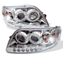 Load image into Gallery viewer, Spyder Ford F150 97-0 Projector - LED Halo Amber Reflctr LED Chrome PRO-YD-FF15097-1P-AM-C