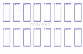 King Ford 6.2L V8 (Size +.25) Connecting Rod Bearing Set (Set of 8)