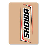 Showa Upper Fork Decals Black/White
