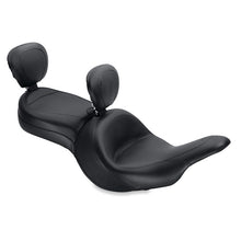 Load image into Gallery viewer, Mustang 11-19 Kawasaki Vulcan 1700, Vaquero Std Touring 1PC Seat w/Driver and Pass Backrest - Black