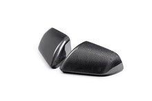 Load image into Gallery viewer, Ford Racing 24-25 Mustang (w/o Turn Signals) Carbon Fiber Mirror Skull Caps - Gloss