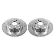 Load image into Gallery viewer, Power Stop 07-11 Volvo S80 Rear Evolution Drilled &amp; Slotted Rotors - Pair