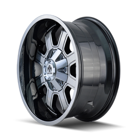 Mayhem 8103 Fierce 20x10 / 8x165.1 BP / -19mm Offset / 130.8mm Hub Chrome Wheel