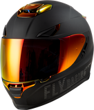 Sentinel Recon Helmet Matte Black/Fire Chrome Lg