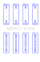 Load image into Gallery viewer, King Mitsubishi 181CI 3.0L 6G72 V6 Main Bearing Set - Size STD