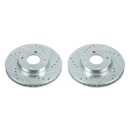 Power Stop 18-19 Nissan Kicks Front Evolution Drilled & Slotted Rotors - Pair