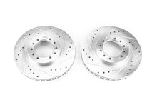 Load image into Gallery viewer, Power Stop 91-96 Mitsubishi Montero Front Evolution Drilled &amp; Slotted Rotors - Pair