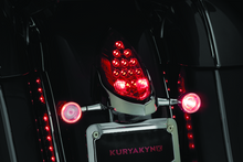 Load image into Gallery viewer, Kuryakyn Rear Turn Signal &amp; License Plate Mount Indian Chrome