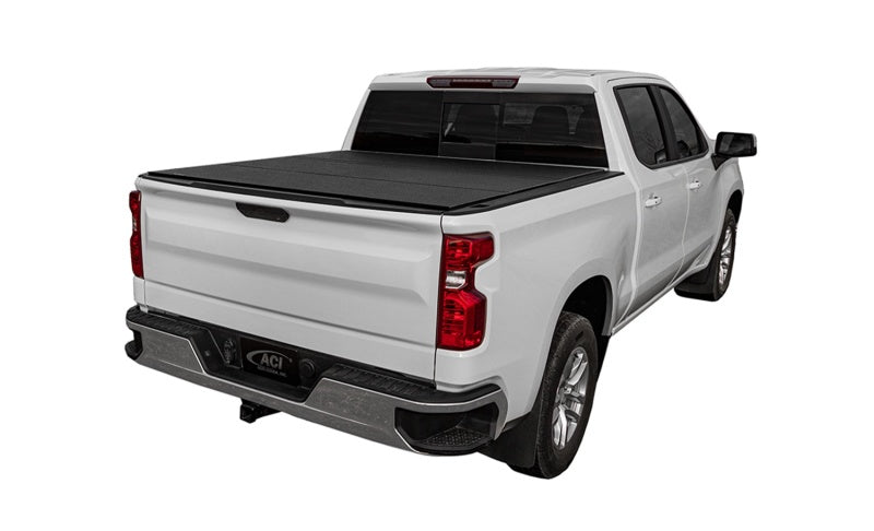Access LOMAX Tri-Fold Cover 16-20 Toyota Tacoma 6in Box Split Rail - Black Urethane - Mo-Moto