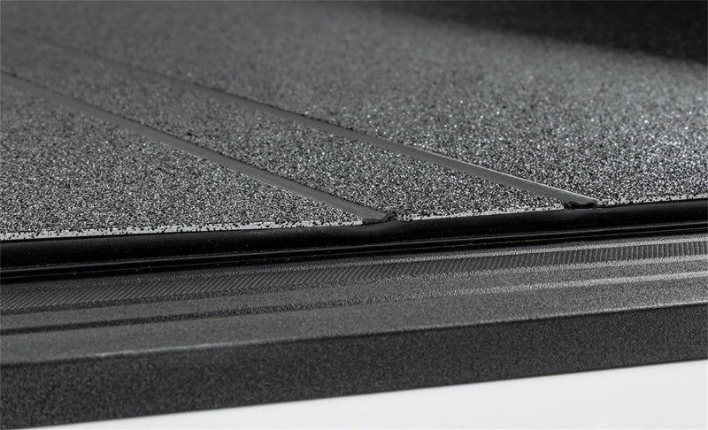 Access LOMAX Tri-Fold Cover 16-20 Toyota Tacoma 6in Box Split Rail - Black Urethane - Mo-Moto