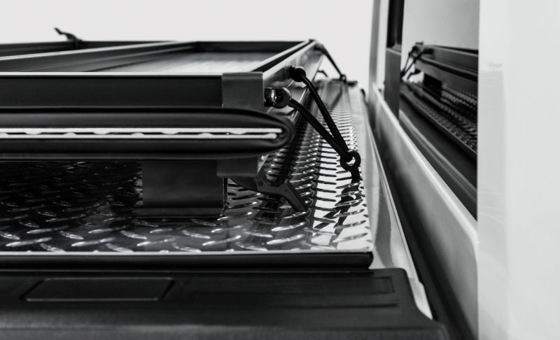 Access LOMAX Tri-Fold Cover Black Urethane Finish 16-20 Toyota Tacoma - 5ft Bed (w/o OEM Hard Cover) - Mo-Moto