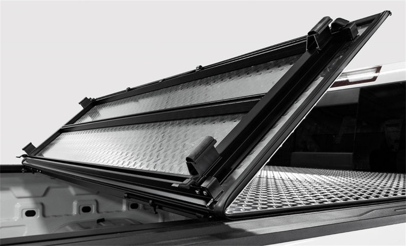 Access LOMAX Tri-Fold Cover Black Urethane Finish 16-20 Toyota Tacoma - 5ft Bed (w/o OEM Hard Cover) - Mo-Moto