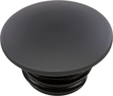 Gas Cap Screw-In Smooth Non-Vented Matte Black `96-20