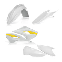 Load image into Gallery viewer, Acerbis 15-16 HusqvarnaTE125-300/ FE250-501 Plastic Kit - White/Yellow Original 15 - Mo-Moto