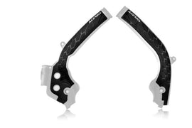Acerbis 16-19 KTM 125-450 SX/SX-F/XC-F/XC/XC-W/EXC-F/ Husq Frame Guards- X-Grip - White/Black - Mo-Moto